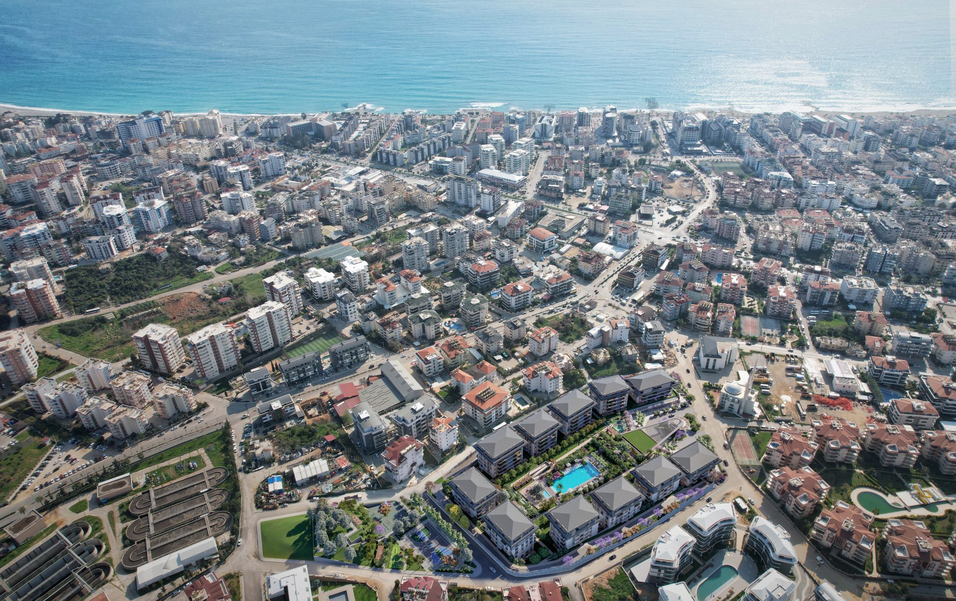 Alanya'nın Oba Mahallesinde Premium Konut Projesinde Satılık Daireler