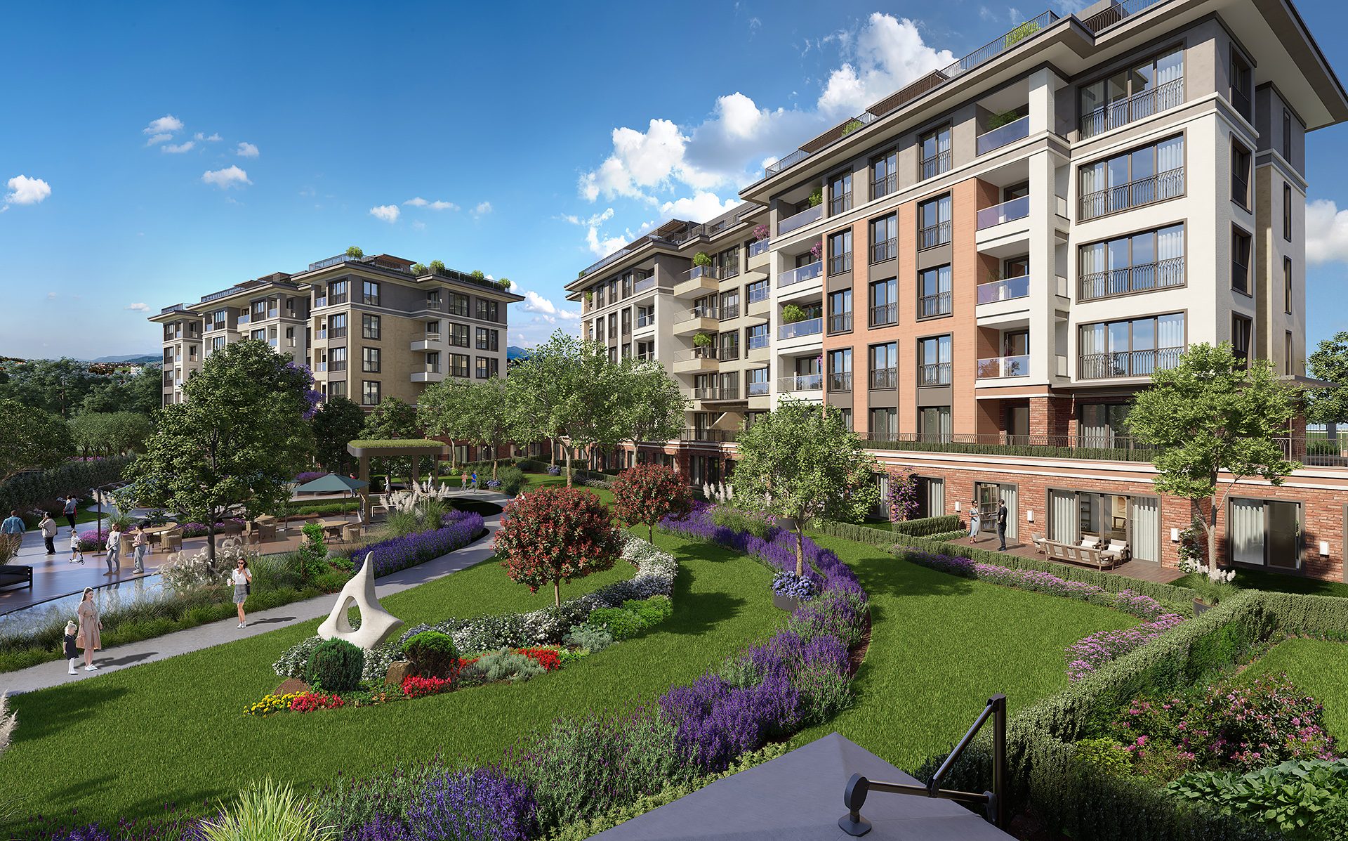 Apartments Near Belgrad Forest in Göktürk, Istanbul