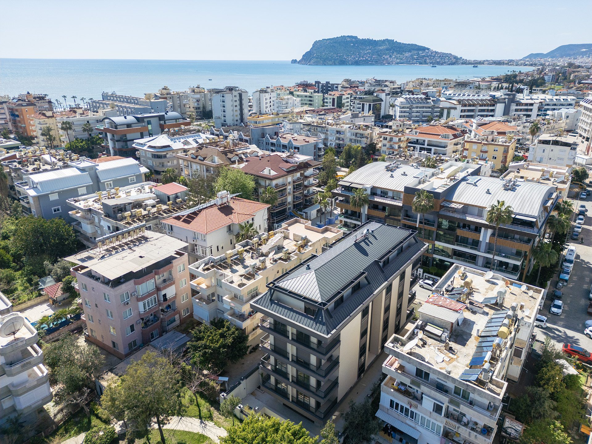 Apartments in a Modern Residential Building in the Central Oba District, Alanya