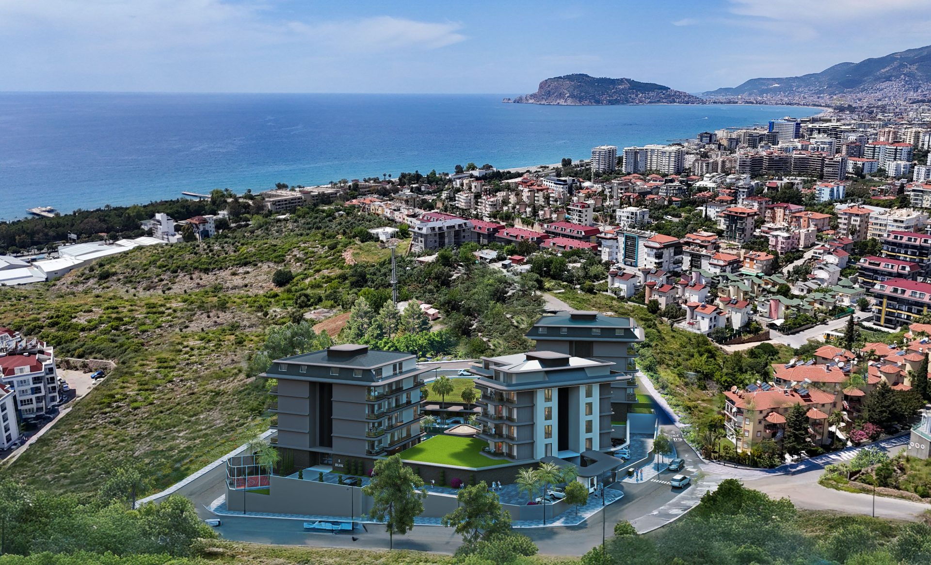 Apartments with Installment Plans in a Residential Complex with Resort-Style Amenities in Kestel, Alanya