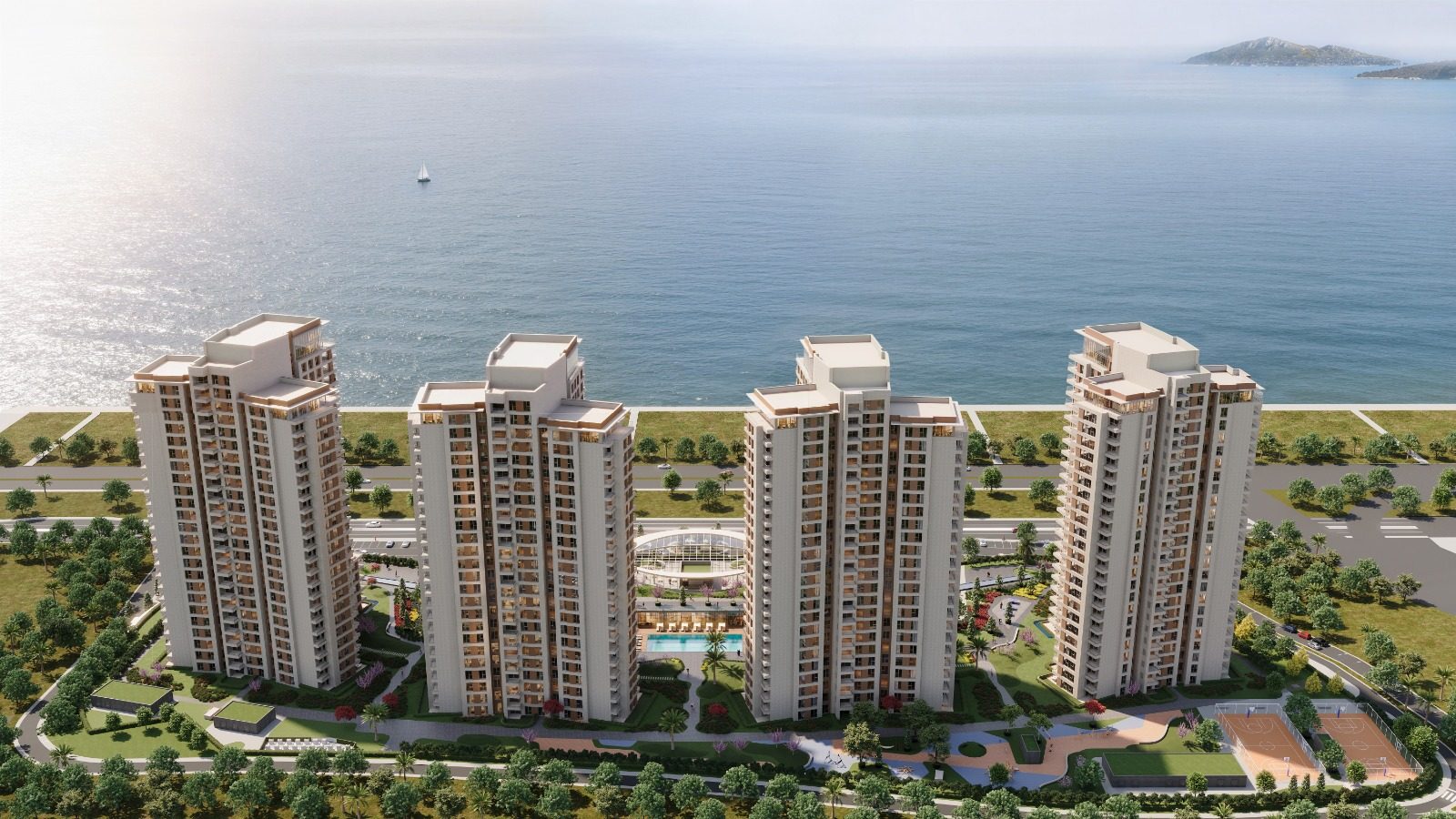 Spacious Family Apartments with Sea Views in Kartal, Istanbul