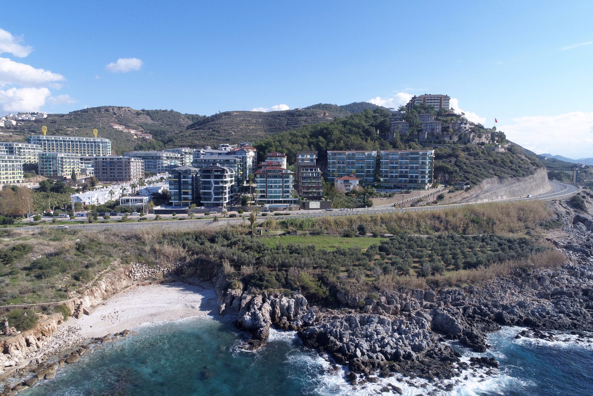 Apartment on the First Seafront Line in Kargıcak