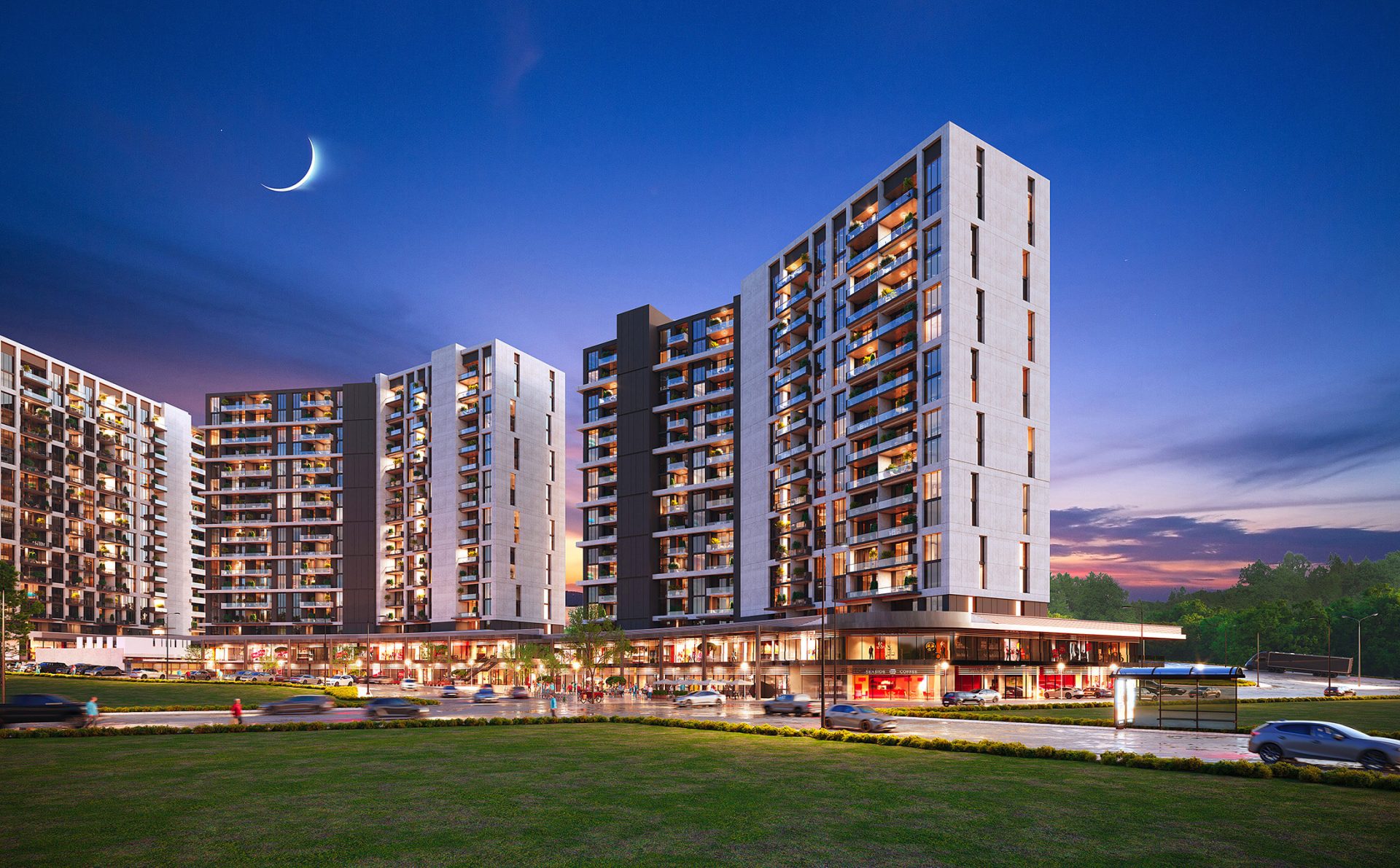 Maltepe, İstanbul'da Marmara Denizi Manzaralı 1+1 ve 2+1 Daireler