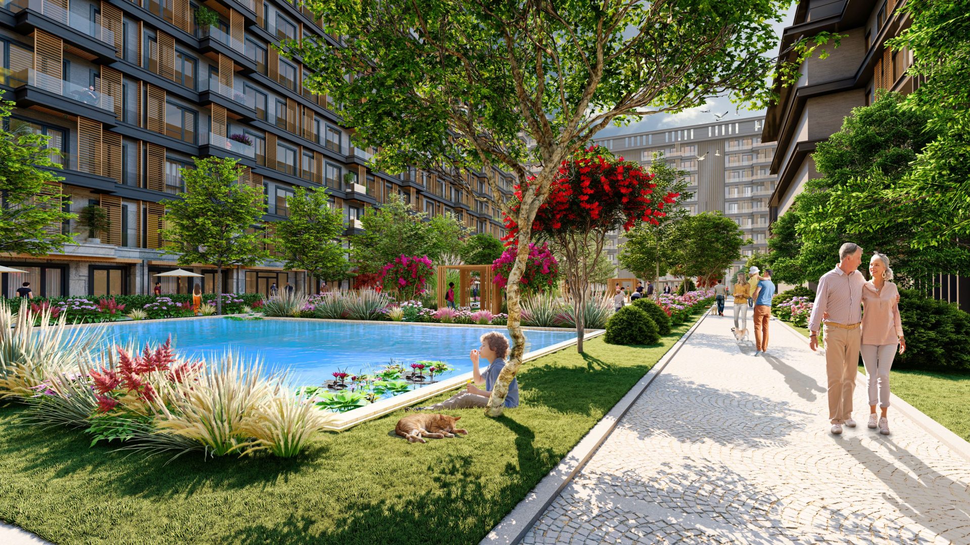 Maltepe, İstanbul'da Metroya Yakın Modern Sitede Daireler
