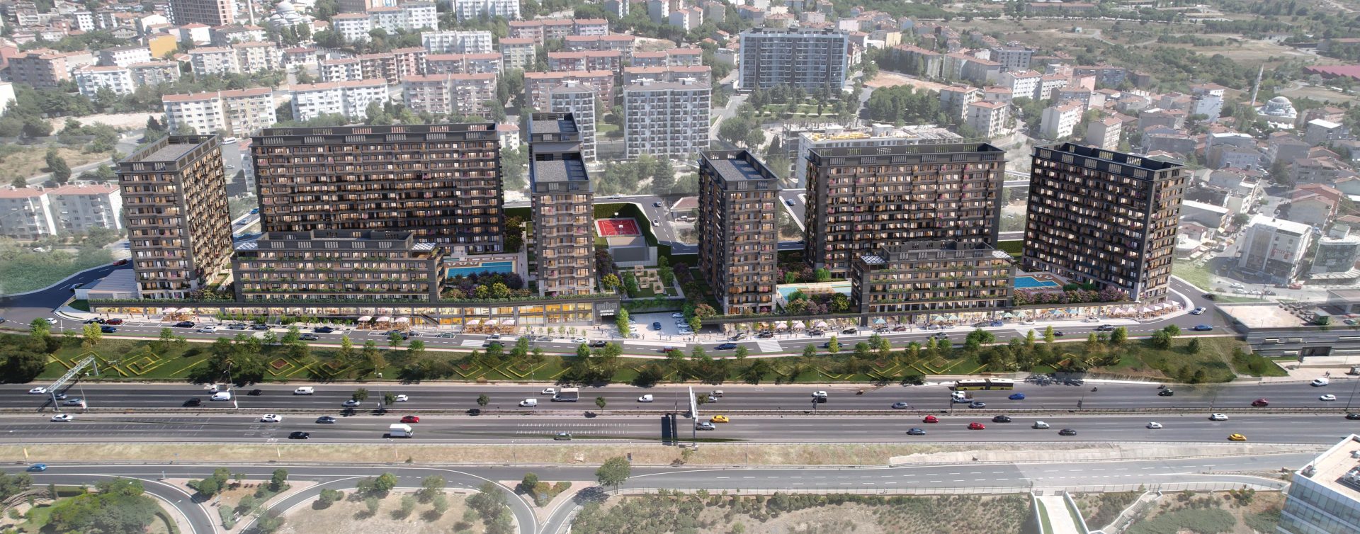 Maltepe, İstanbul'da Metroya Yakın Modern Sitede Daireler