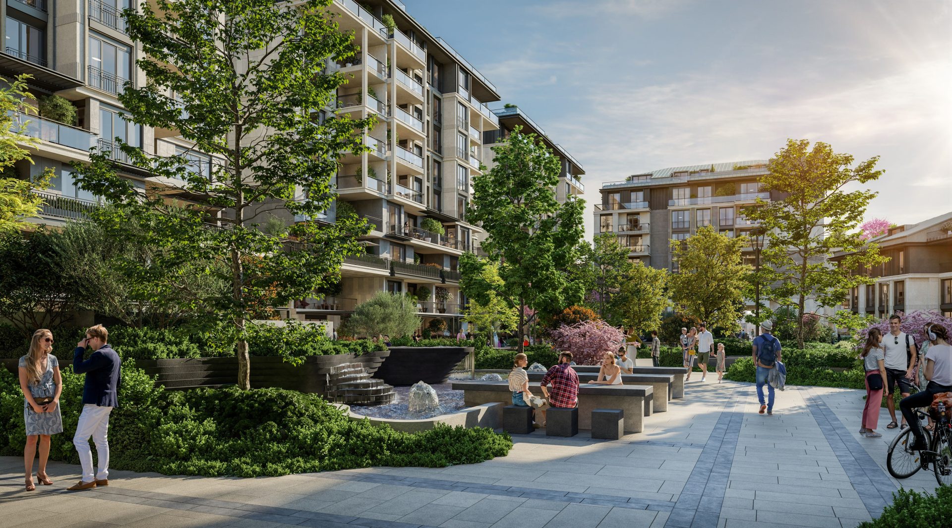 Elite Residences with an Expansive Park Area in the Prestigious Beşiktaş District, Istanbul