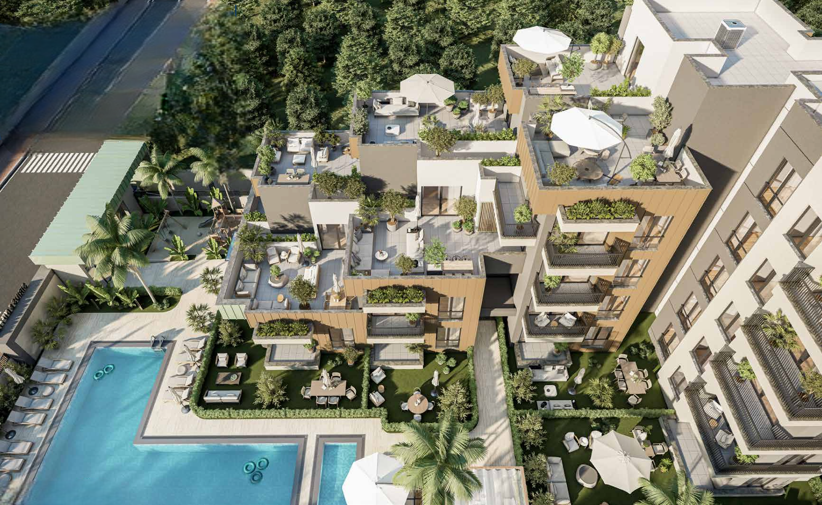 1+1 Apartments with Spacious Terraces in the Promising Altıntaş District, Antalya