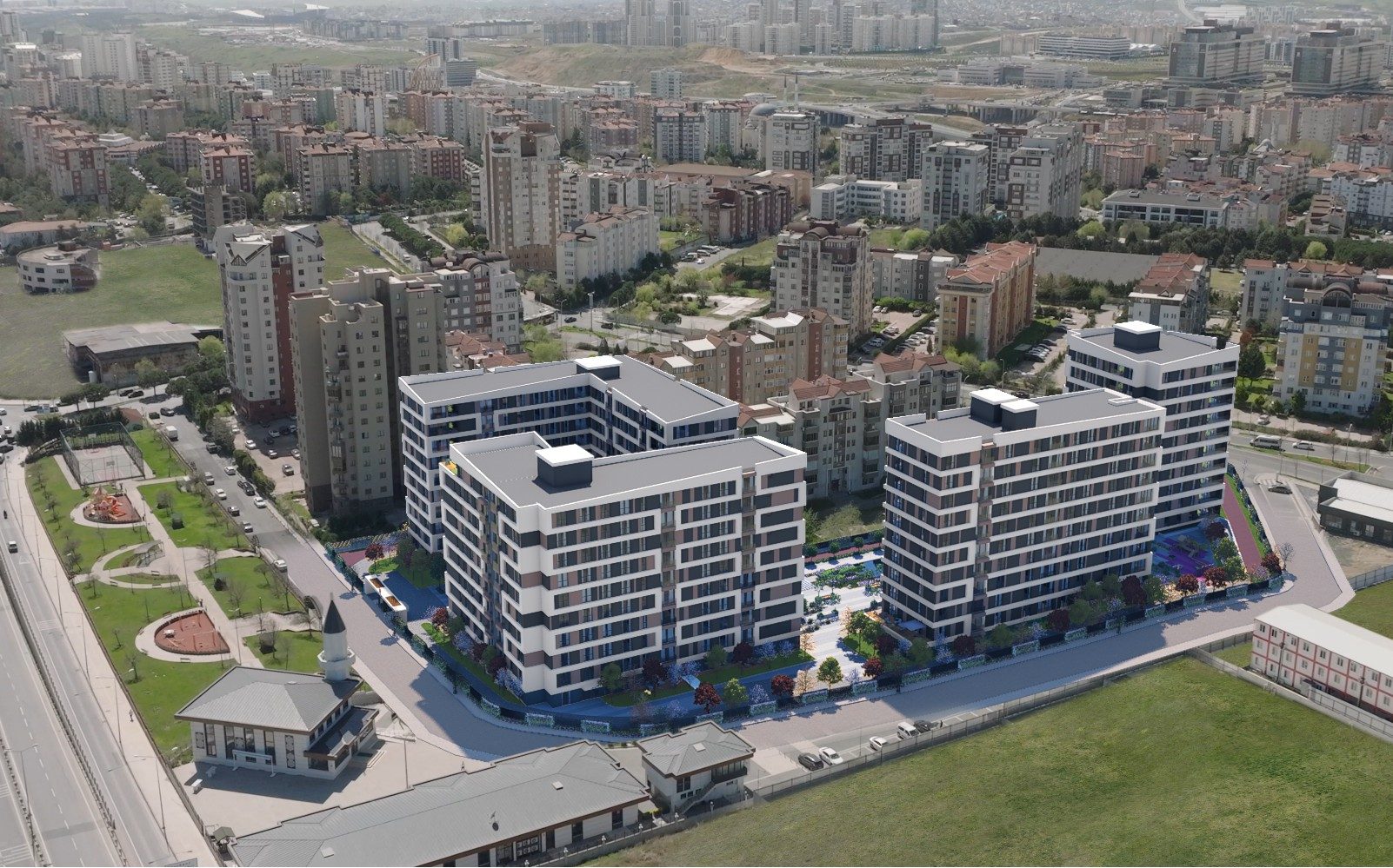 Investment Apartments Next to the Metro in Başakşehir, Istanbul