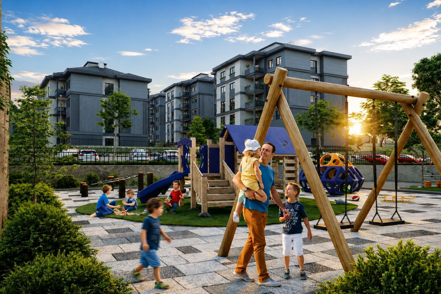 Apartments with Installment Plan in a Residential Complex in Bahçeşehir, Istanbul