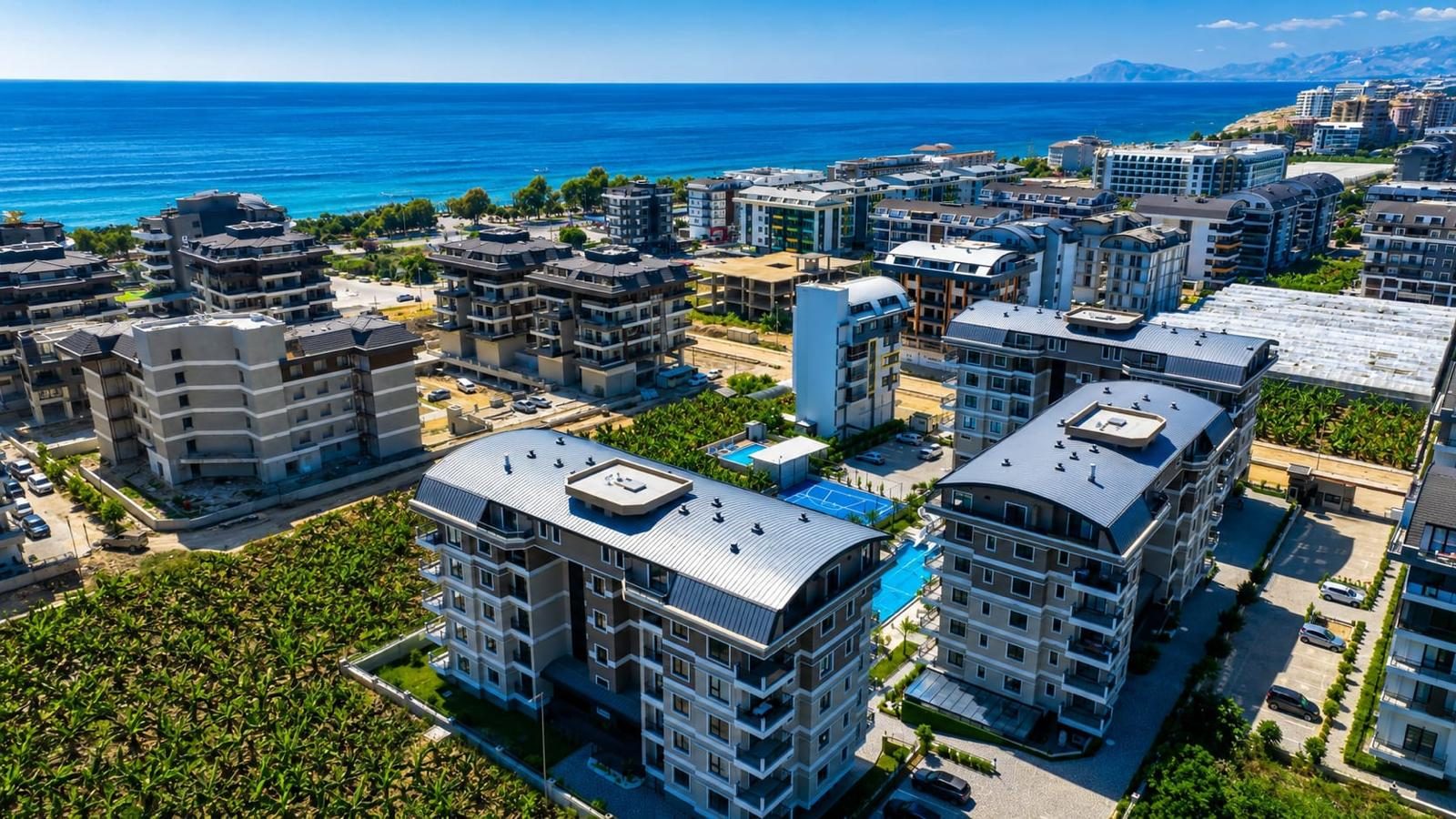 Ready Sea View Apartments with Installments in Kargıcak, Alanya