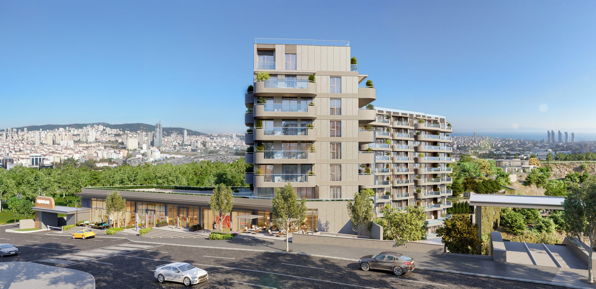 İstanbul Kartal'da Metroya Yakın Manzaralı Satılık Daireler